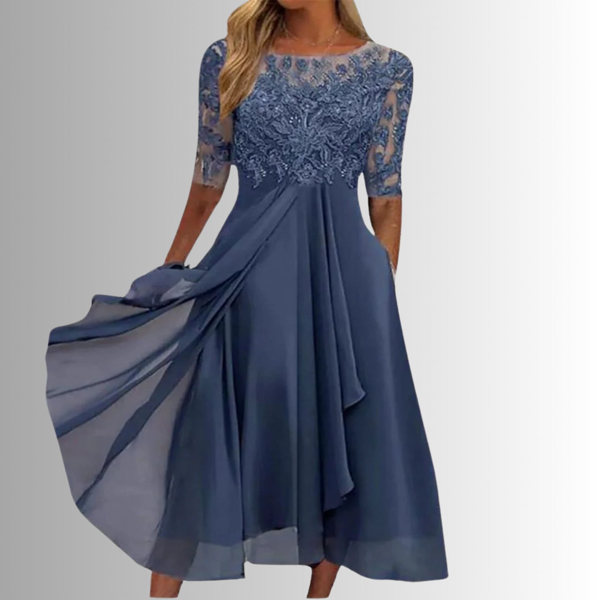 Women's Summer Dress Midi Sleeveless | Wedding Guest Dress - Image 1