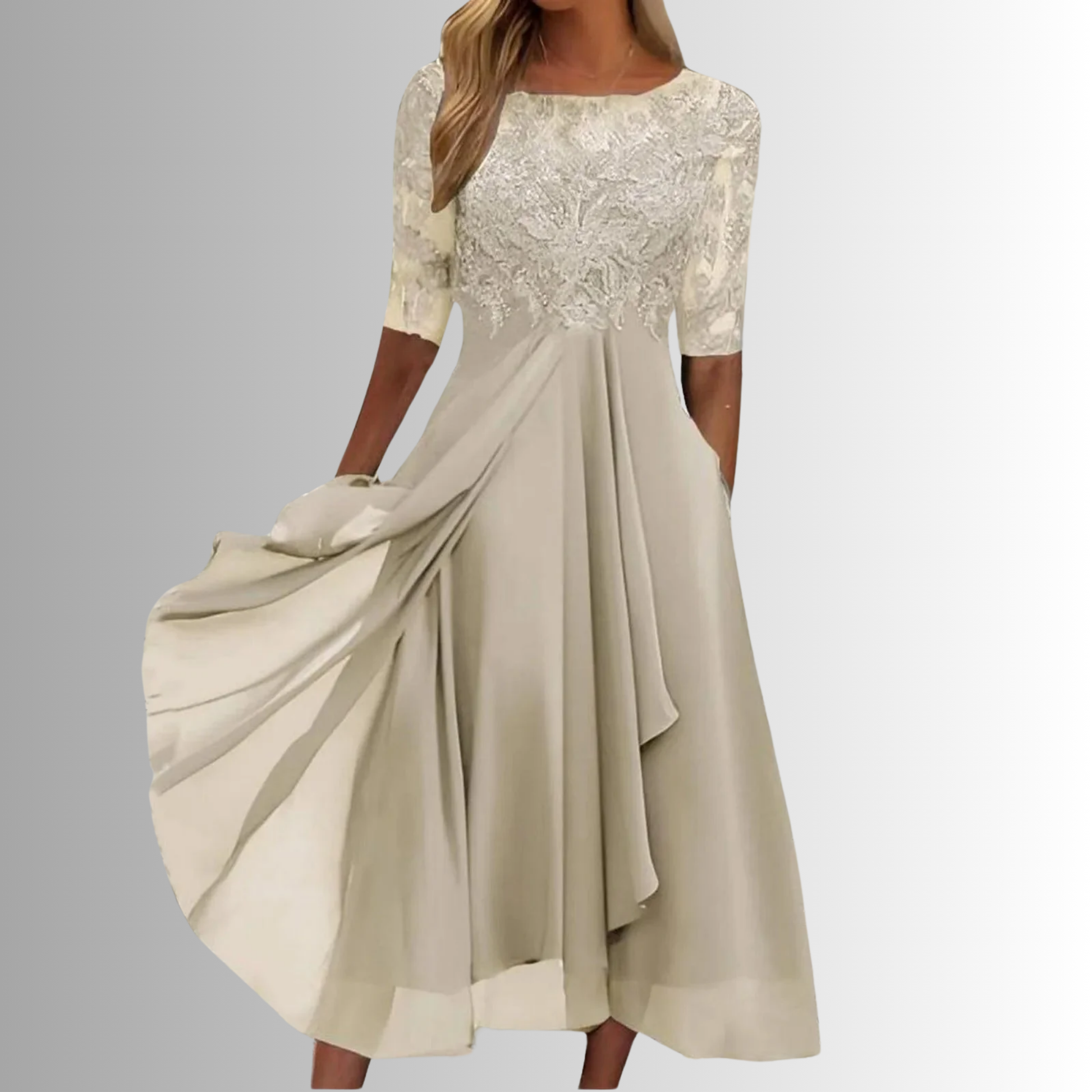 Women's Summer Dress Midi Sleeveless | Wedding Guest Dress - Image 3