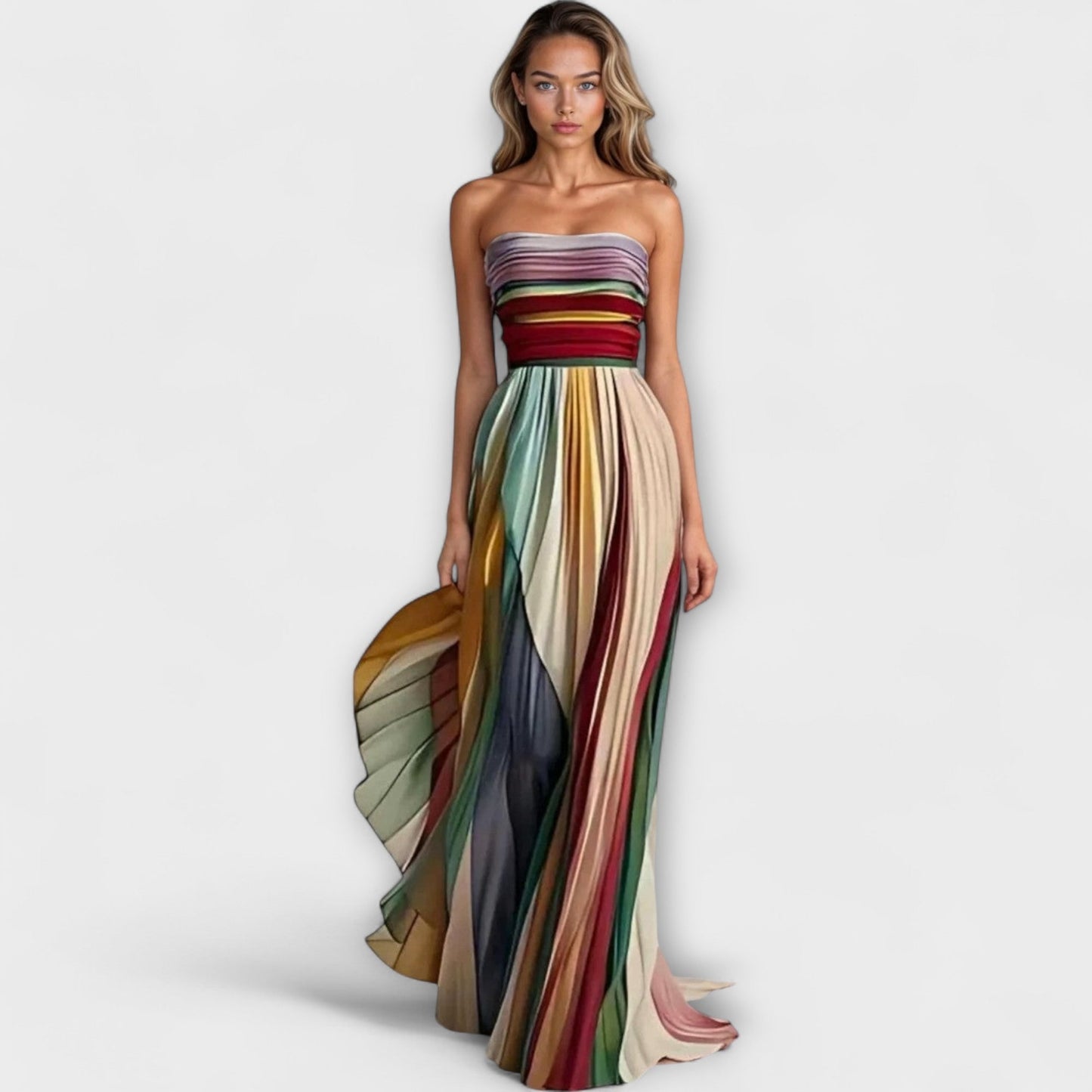 Women's Summer Dress Party Maxi | Strapless Dress - Image 1