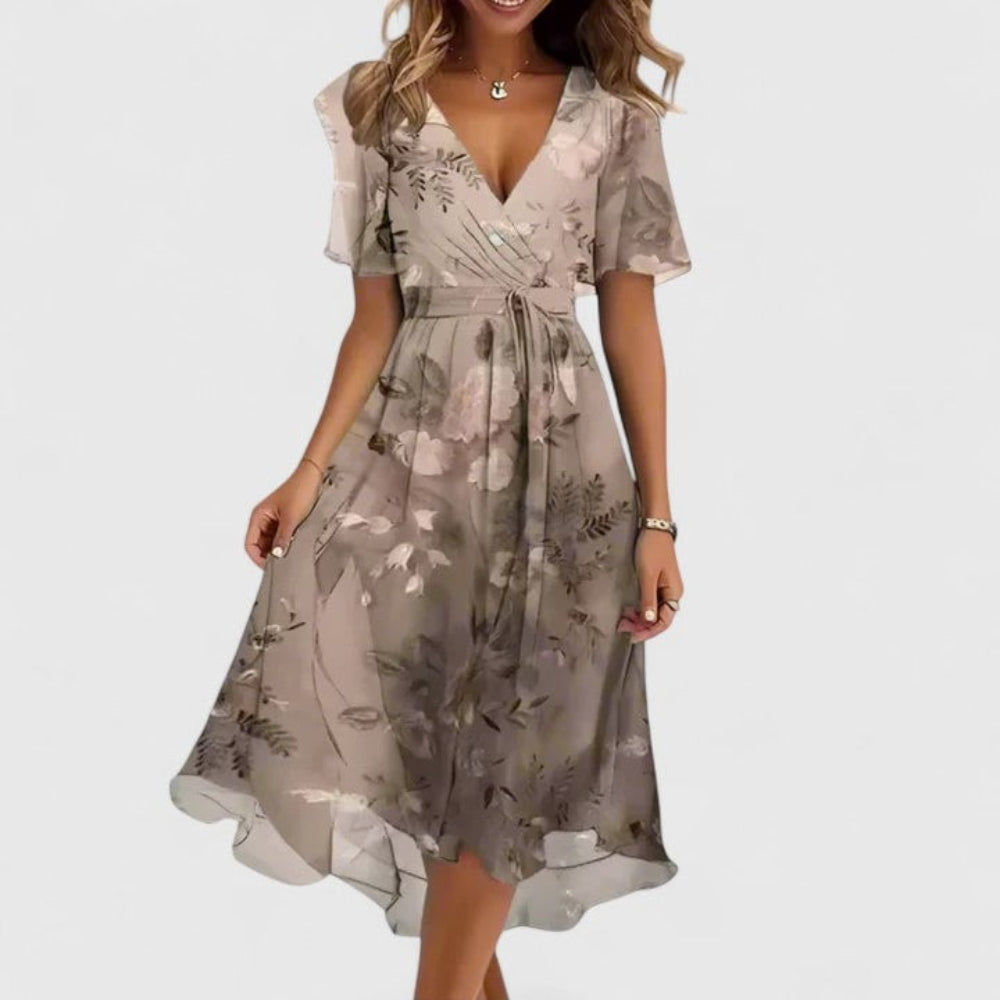 Women's Summer Floral Short Dress Midi | Boho - Image 7