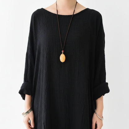 Women's Summer Long Sleeve Caftan Dress Midi | Boho - Image 5