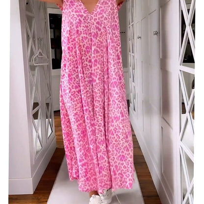 Women's Summer Maxi Dress Pocket Midi | V-Neck Floral - Image 2