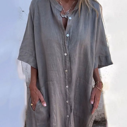 Women's Summer Shirt Dress Boho | Casual Dress - Image 1