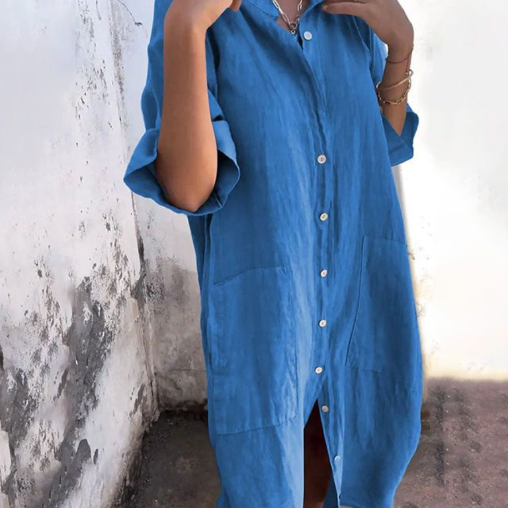 Women's Summer Shirt Dress Boho | Casual Dress - Image 3