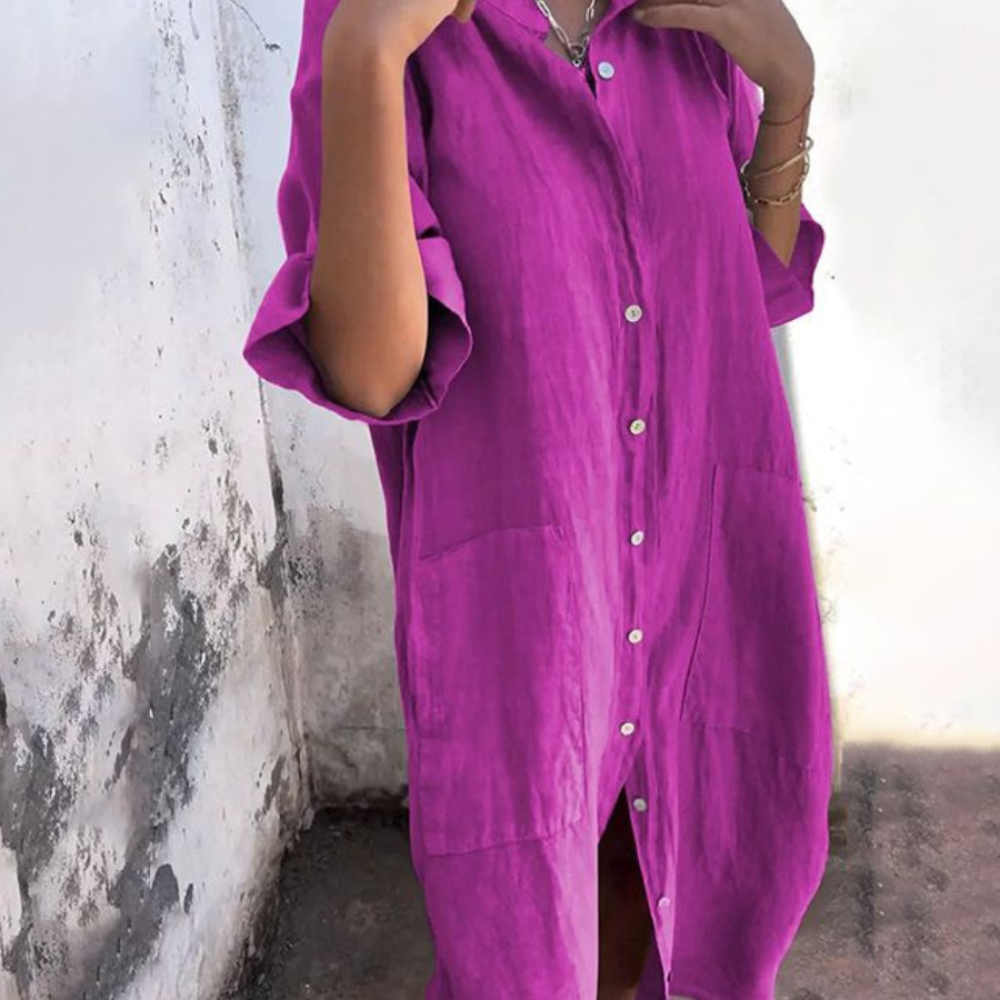 Women's Summer Shirt Dress Boho | Casual Dress - Image 5