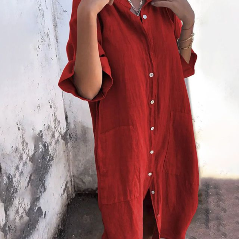 Women's Summer Shirt Dress Boho | Casual Dress - Image 6