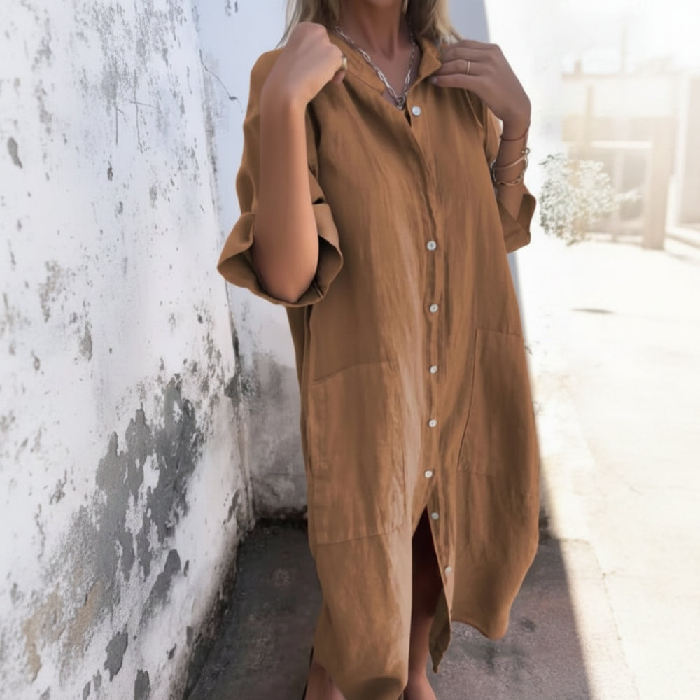 Women's Summer Shirt Dress Boho | Casual Dress - Image 7