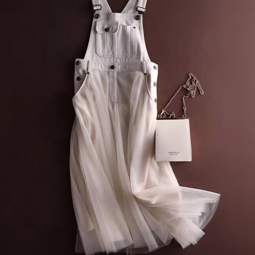 Women's Summer Tulle Dress Loose Fit | Casual Dress - Image 1